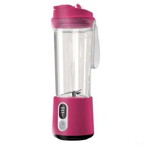Bulevisiter Vielseitiger Küchenmixer mit automatischer Reinigungsfunktion, benutzerfreundliche Oberfläche für Smoothies, Pürees, Hacken (JB500A1 Rot) von Bulevisiter