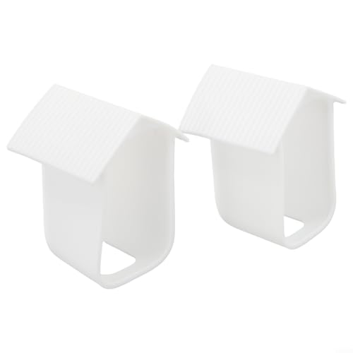 Bulevisiter Wetterfeste Silikon-Schutzhülle für Cam 2C und 2C Pro Überwachungskameras, staubdichtes und wasserdichtes Gehäuse mit präzisen Aussparungen für (weiß) von Bulevisiter