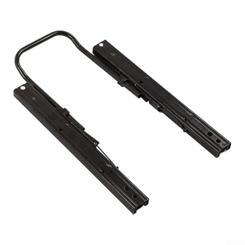 Doppelverriegelung, verstellbarer Sitzschieber, kaltgewalzter Stahl, Montage-Set, für Wohnmobile, Boote, LKWs, Sitzmodifikation, äußere Schienenlänge, seitliche untere Montage von Bulevisiter