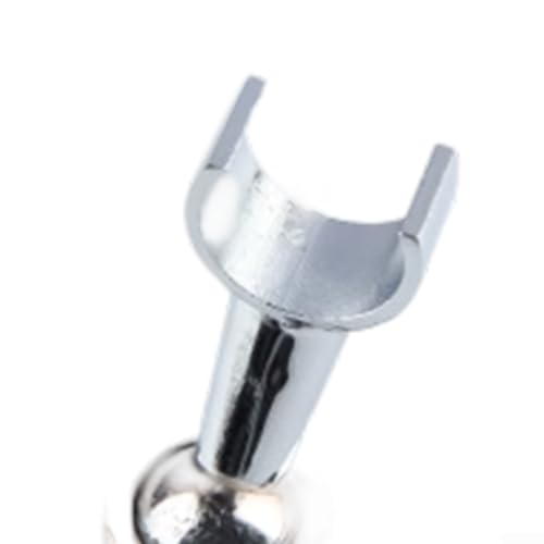 Duschkopfhalter mit Befestigungsschrauben, Wandhalterung für Handbrausehalterung (1 Stück) von Bulevisiter