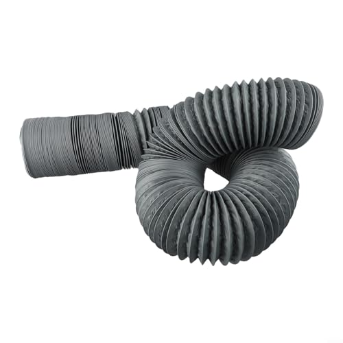Effizienter 6 m Luftabluftschlauch, 110 mm PVC-Aluminiumk für effektive Temperaturkontrolle (110 mm grau) von Bulevisiter