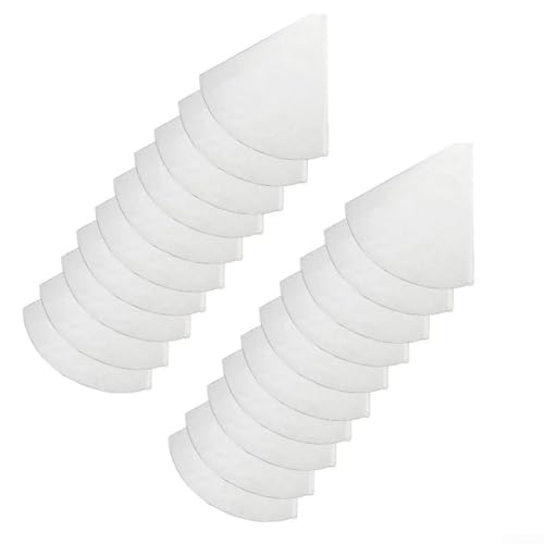 Entlüftung für Abluftventilfilter Set 1020x mit synthetischem Vlies und Thermo-Bonding-Technologie für effiziente Partikelfiltration (20 Stück) von Bulevisiter