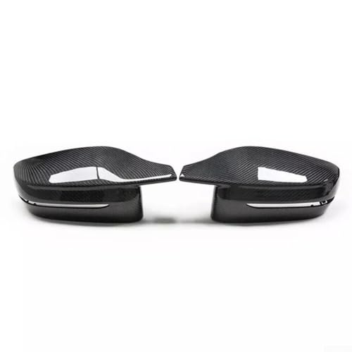 Ersatz-Seitenspiegel-Abdeckkappe aus Kohlefaser für G20 für G22 für G23 für G26 G30 2018 2022, ABS-Material mit Verschleißfestigkeit von Bulevisiter