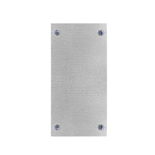 Folien-Isolierfolie, 6 mm dick, geeignet für 99 Dächer, thermische Sonne mit Farbstrahlen, minimiert Blendung, Silberkontrolle, doppelschichtiges Aluminium (50 x 100 cm, kein Saum) von Bulevisiter