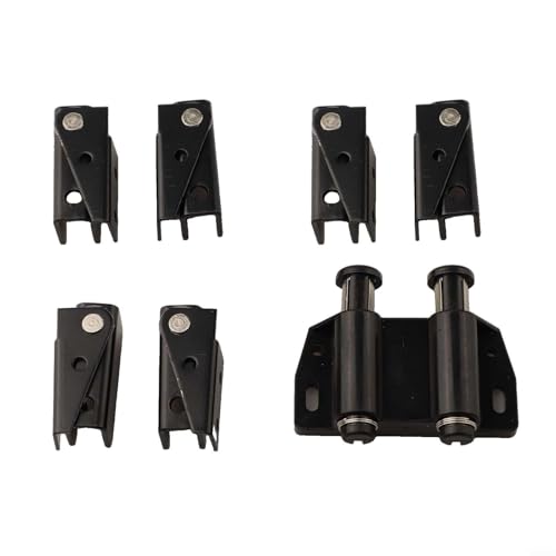 Glastürscharnier mit Doppelkopf-Magnetschnäpper aus Edelstahl zur Verwendung auf 5/8 mm dickem Glas und verschiedenen Türmaterialien () von Bulevisiter