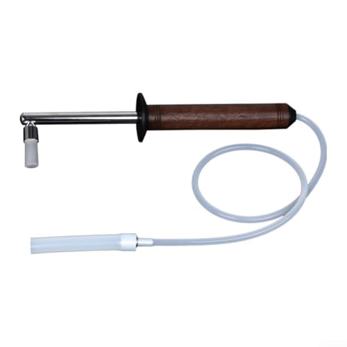 Kaffeemaschine Dampfreinigungsbürste mit hitzebeständigen Nylonborsten, Massivholz Verbrühschutz Griff, Wasserspeichergerät Silikon von Bulevisiter