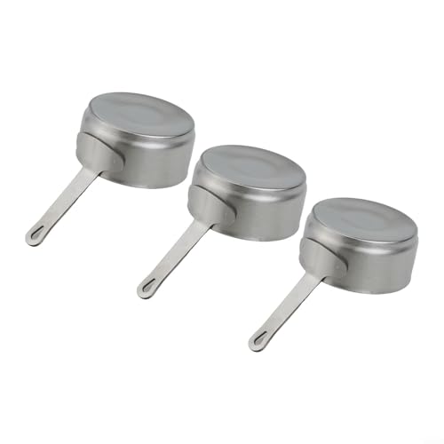 Kleine Stielkasserolle aus Edelstahl für müheloses Kochen von Milch und Tee (3) von Bulevisiter