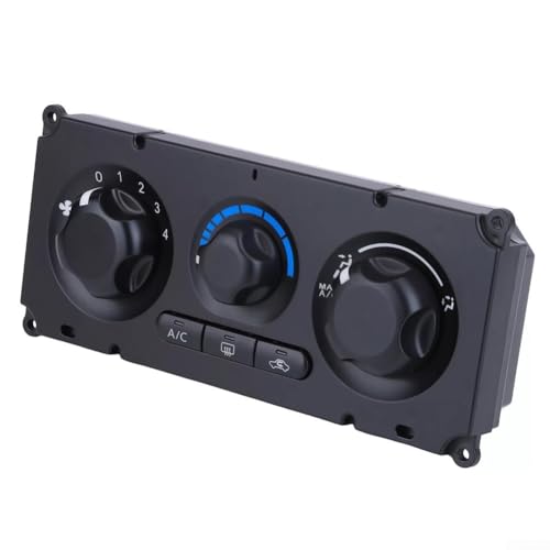 Klimaanlage Bedienfeld Schalter für Frontier für Navara D400 2007-2012 OEM 27510-EB700 Schwarz ABS Ersatz Innenraum Armaturenbrett Klimaregulierung von Bulevisiter