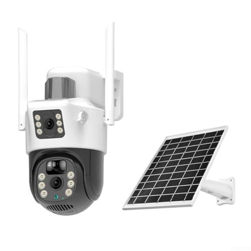 Kompakte 4 MP solarbetriebene Dual-Objektiv-IP-Sicherheitskamera für flexible Netzwerkoptionen und einfache Bedienung (4G-Kamera) von Bulevisiter
