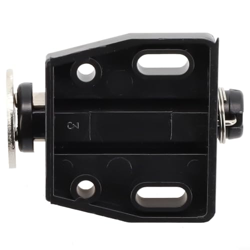 Magnetschnäpper Türschließer zum Öffnen, Magnetverschluss, Schranktürschnäpper für Kleiderschrank (schwarz) von Bulevisiter