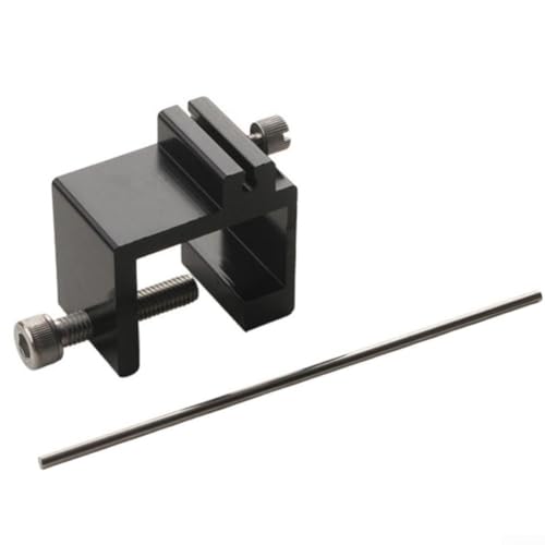 Motorrad-Ketten-Ausrichtungswerkzeug mit Metall-Schraubklemme für genaue und stabile Motorradkettenpositionierung (schwarz) von Bulevisiter