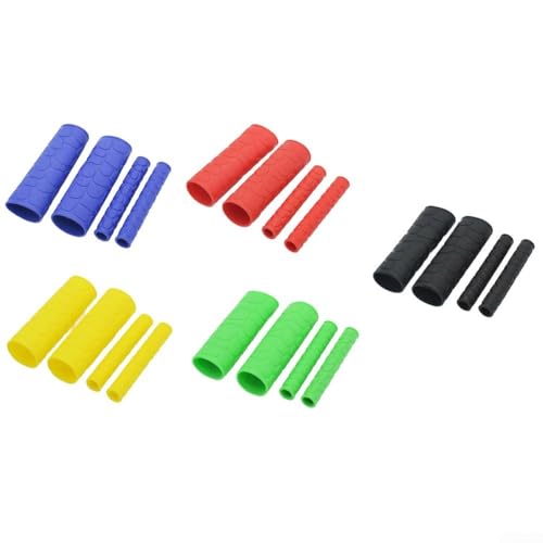 Motorradlenkerabdeckungen aus weichem Silikon für Bremsgriffschutz und verbesserte Griffkontrolle bei verschiedenen Wetterbedingungen (Gelb) von Bulevisiter