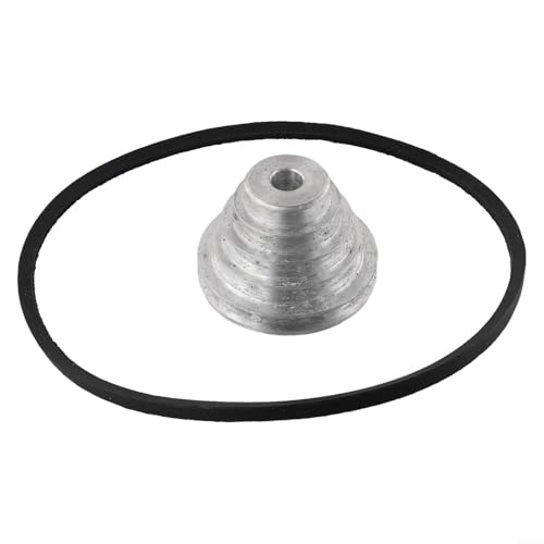 Pagoden-Riemenscheibe, Keilriemen-Set, Getrieberad für Tischbohrmaschine (14 mm) von Bulevisiter