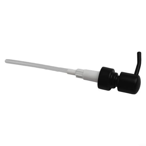 Push-Typ-Edelstahl-Pumpkopf mit Standard-28/400-Gewinde, auslaufsichere weiche Dichtung, Metallgehäuse und Kunststoffmechanismus für Seifen- und Lotionspender (schwarz) von Bulevisiter