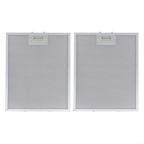 Robuster Dunstabzugshauben-Filter, Metallgitter, Ersatzteile mit 5-lagigem Aluminium-Design für Küchenlüftung, 325 x 340 x 9 mm, 2 Stück Robuster Dunstabzugshauben-Filter, Metallgitter, Ersatzteile mit 5-lagigem Aluminium-Design für Küchenlüftung, 325 x 340 x 9 mm, 2 Stück von Bulevisiter
