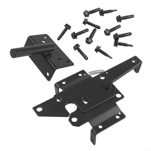 Robuster Stahltorriegel mit automatischer Verriegelung, ideal für Zäune und Tore von Bulevisiter
