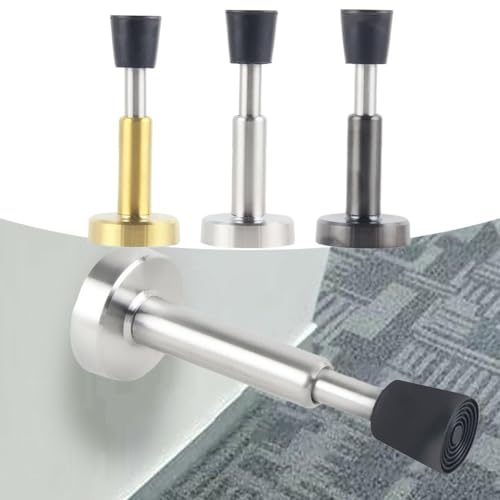 Robuster magnetischer Türstopper aus Edelstahl für lange Lebensdauer (schwarz) von Bulevisiter
