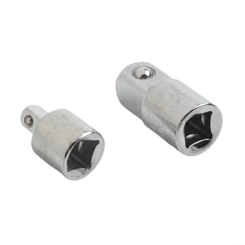 Schraubenschlüssel-Verlängerung mit hohem Drehmoment, 16,8–33,6 kg, schnelles 3-Sekunden-Wechselsystem, kompatibel mit 3/8 1/2 1/4 Zoll Stecknüssen für schlankes Profil, Chromstahl-Werkzeug (SKU) von Bulevisiter