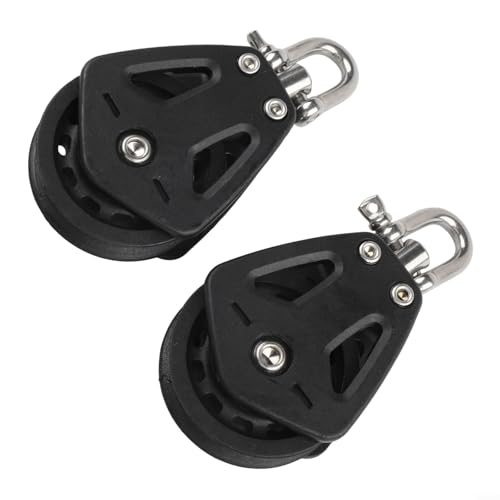 Segelrollenblock, Doppelpack, einzelne rotierende Rolle, Marine-Hardware, Nylon-Konstruktion, Rigging-Ausrüstung für Segelboot, Yacht, Wasserfahrzeuge Segelrollenblock, Doppelpack, einzelne rotierende Rolle, Marine-Hardware, Nylon-Konstruktion, Rigging-Ausrüstung für Segelboot, Yacht, Wasserfahrzeuge von Bulevisiter