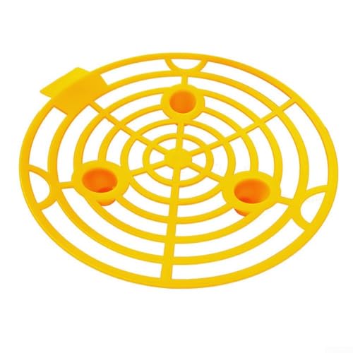 Set mit 16 Garten-Melonen-Stützwiegen, um Kürbisse und andere Früchte zu erhöhen und vor Fäulnis zu schützen (Gelb) von Bulevisiter