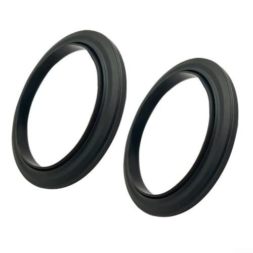 Silikon-Braukopfdichtung für NJ ES601 Kaffeemaschine – Ersatz-Dichtungsring-Set, Auslaufschutz, einfache Installation, 51 mm x 66 mm x 6 mm, Schwarz, 1–2 Stück (2 Stück) von Bulevisiter