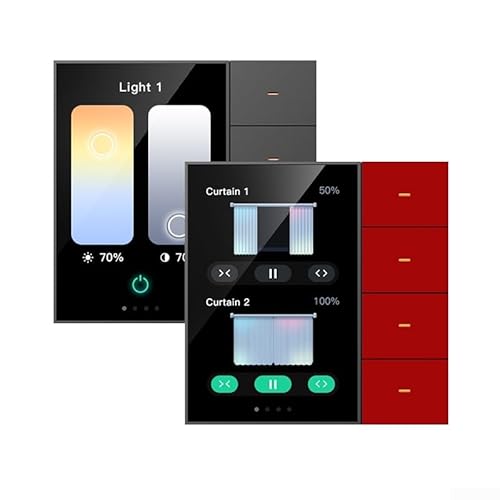 Smart-Wand-Controller im modernen Design mit hochauflösendem Touch-Display für optimierte Bedienung, Weiß Smart-Wand-Controller im modernen Design mit hochauflösendem Touch-Display für optimierte Bedienung, Weiß von Bulevisiter