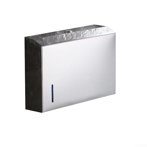 Toilettenpapierhalter aus Edelstahl mit Taschentuchbox-Schublade, montierter Stil, wasserdichtes Design, große Kapazität für Badezimmer zu Hause und im Hotel (Silber) von Bulevisiter