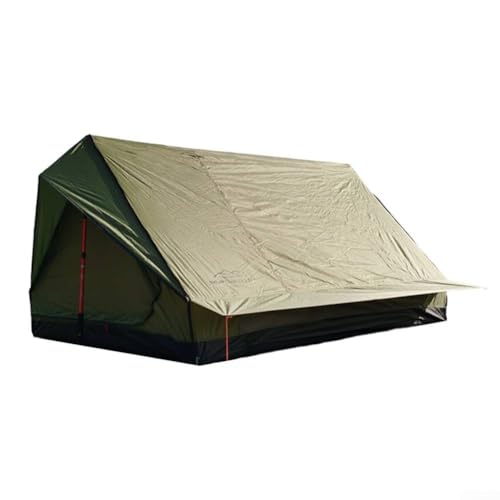 Tragbares Zelt ohne Stange, entworfen für alle Jahreszeiten, leicht und wasserdicht für Komfort im Freien (grün) von Bulevisiter