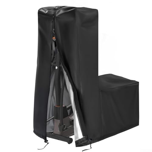 Trainingsabdeckung mit Kordelzug und Reißverschluss, wasserdichte Schutzhülle für Ellipsentrainer und andere Trainingsgeräte (206 x 94 x 160 cm) von Bulevisiter