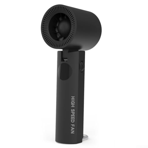 Turbo-Ventilator mit einstellbarer Luftstromkontrolle, kompakte Größe, ideal für Campingausflüge oder Tageswanderungen (schwarz) von Bulevisiter