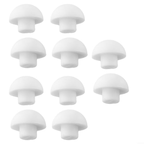 WC-Sitz-Puffer-Ersatz-Set mit starken Kissenpolstern zum Schutz des WC-Sitzbodens und zur Reduzierung von Schließgeräuschen (10 x obere Abdeckkissen) von Bulevisiter