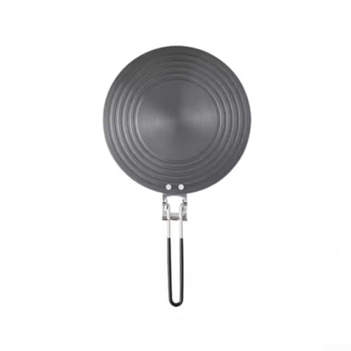 Wärmeleitplatte für Herd- und Topfschutz, entworfen, um Brandflecken zu verhindern und die Wärmeübertragung zu beschleunigen, doppelte Größe für 24 cm und 28 cm Töpfe (24 cm) von Bulevisiter