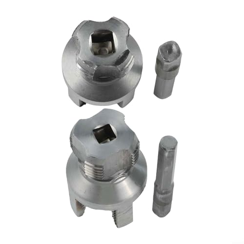 Wasserrohr-Gewindeschneider, 20 mm, 25 mm, Innengewindeschneider, Schneideisen für PPR-PVC-Rohre, Sanitärbohrer-Set, Metall, Grau, 2 Stück von Bulevisiter