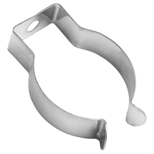 Werkzeugaufbewahrungslösung mit 10 schmalen Feder-Frottee-Clips, robuste Manganstahl-Kleiderbügel, für Werkzeuge, Besen, Bürsten und Rohrklemmen in Garagen und Schuppen (28 mm) von Bulevisiter