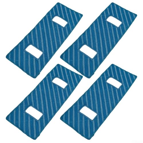 Wiederverwendbare Mikrofaser-Wischmopp-Pads, passend für National NH-VS1415, kompatible Ersatzteile für Staubsauger zur Erhaltung hygienischer Böden (4 Stück) von Bulevisiter