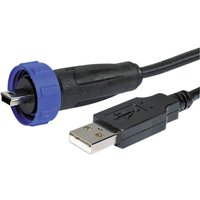 USB-Steckverbinder-Adapter 2.0 - IP68 Stecker, gerade PX0441/2M00 usb A/Mini usb b PX0441/2M00 Bulgi USB-Steckverbinder-Adapter 2.0 - IP68 Stecker, gerade PX0441/2M00 usb A/Mini usb b PX0441/2M00 Bulgi von Bulgin