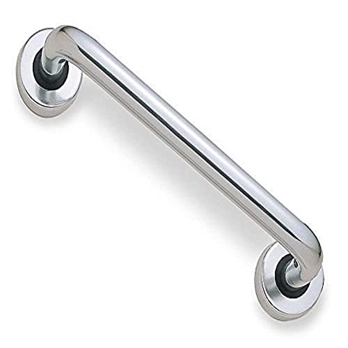 Merriway BH03939 300 mm Runder Zuggriff, Poliertes Aluminium / Weiß von Merriway