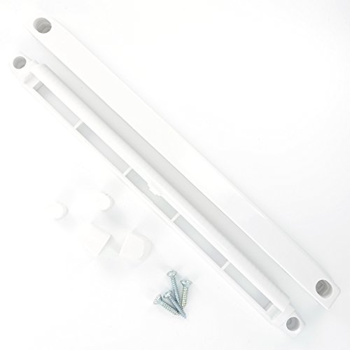 Bulk-Hardware-BH05603-Fenster/Türen-Entlüftung - vollständig verstellbar - 400 mm - Weiß von Merriway