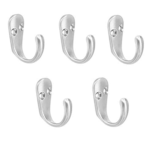 Merriway BH00526 Vernickelter einzelner Kleiderhaken mit mattem Finish (Packung à 5) Merriway BH00526 Vernickelter einzelner Kleiderhaken mit mattem Finish (Packung à 5) von Merriway