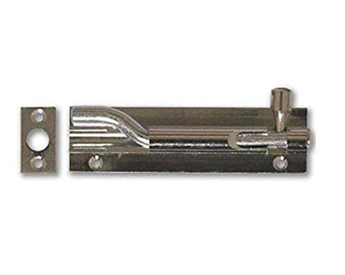 Merriway BH01406 75 mm Gekröpfter Türriegel, Chrom / Weiß Merriway BH01406 75 mm Gekröpfter Türriegel, Chrom / Weiß von Merriway