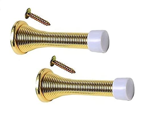 Bulk Hardware bh04817 vermessingt, Tür Stop – Gelb (2 Stück) von Merriway