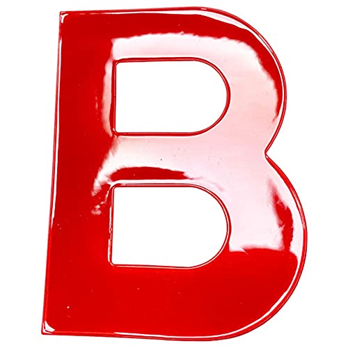 Merriway BH04972 High Visibility Self Adhesive Plastic Reflective Mailbox, House Letter B, 75mm (3 inch) -Red Reflektierende Buchstabe, selbstklebend, 75 mm, Rot Merriway BH04972 High Visibility Self Adhesive Plastic Reflective Mailbox, House Letter B, 75mm (3 inch) -Red Reflektierende Buchstabe, selbstklebend, 75 mm, Rot von Merriway
