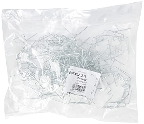 Bulk Hardware bh05303 Gewächshaus Clip Draht w Typ, Set 100 Stück von Merriway