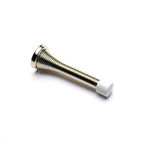 Bulk Hardware bh05642 Spring Nickel Finish Türstopper Puffer – 10 Stück von Merriway