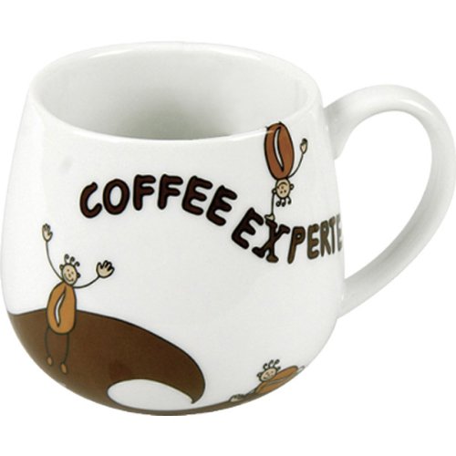 Bull & Bear Becher 'Kaffee-Experte', Höhe ca. 9 cm, Keramikbecher von Bull & Bear