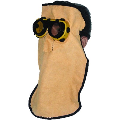 Ledermaske lang mit Haube für Gl 50mm Na von Bull Safety S.r.o.