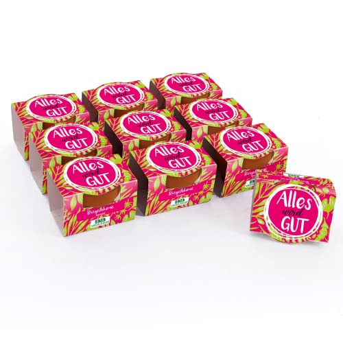 Bull & Bear 10er Set Mini Pflanzset 'Alles wird gut' mit Ringelblumen Samen im Topf 4,5cm, Mini Blumen als Anzuchtset mit Pflegeanleitung von Bull & Bear