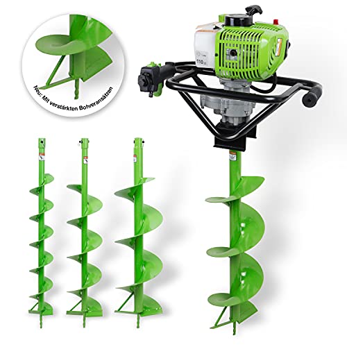 BullPower EB-5202 Benzin Erdbohrer 52ccm Erdbohrgerät Erdlochbohrer Pfahlbohrer 10cm + 15cm + 20cm BullPower EB-5202 Benzin Erdbohrer 52ccm Erdbohrgerät Erdlochbohrer Pfahlbohrer 10cm + 15cm + 20cm von BullPower