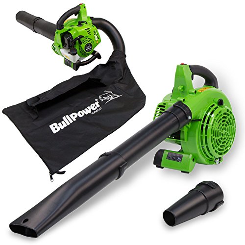 Laubbläser LB-2601 1PS Benzin Laubsauger 3 in 1 Bläser Sauger Häcksler Gebläse von BullPower
