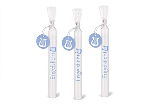 Wünschelicht Kerze 'Engelslicht' Kerzenset 3er Set Bulla Design von Bulla Design Wortlicht